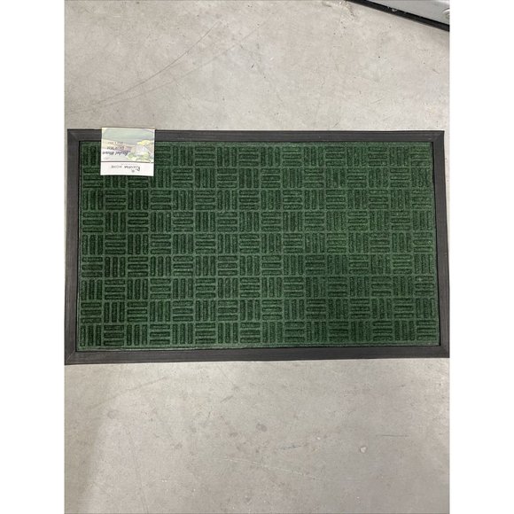 Riviera Home Textured Basketweave 18 X 30 Door Mat - Green - SET OF TWO - Picture 4 of 5
